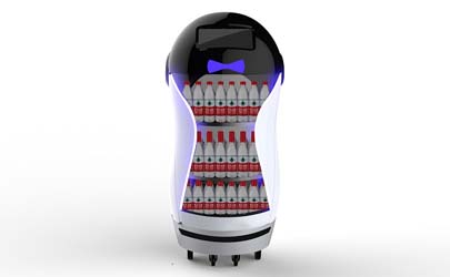 智能新零售机器人-武汉服务机器人外观设计